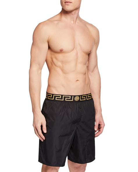 versace swim trunks for men.